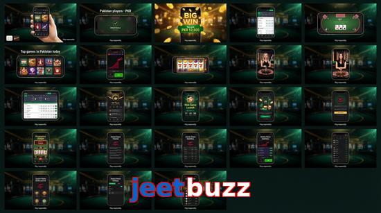 Main screen of Jeetbuzz bet page for PK players