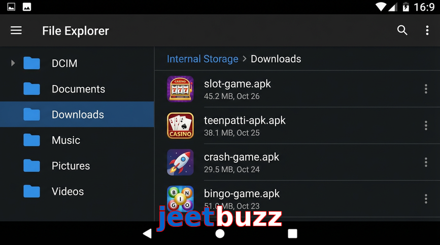 Main screen of Jeetbuzz gameapk page for PK players